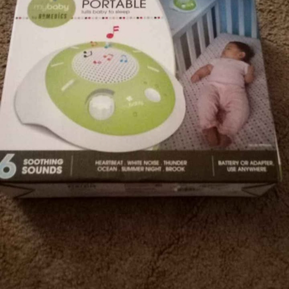 Homedics baby soothing sound monitor